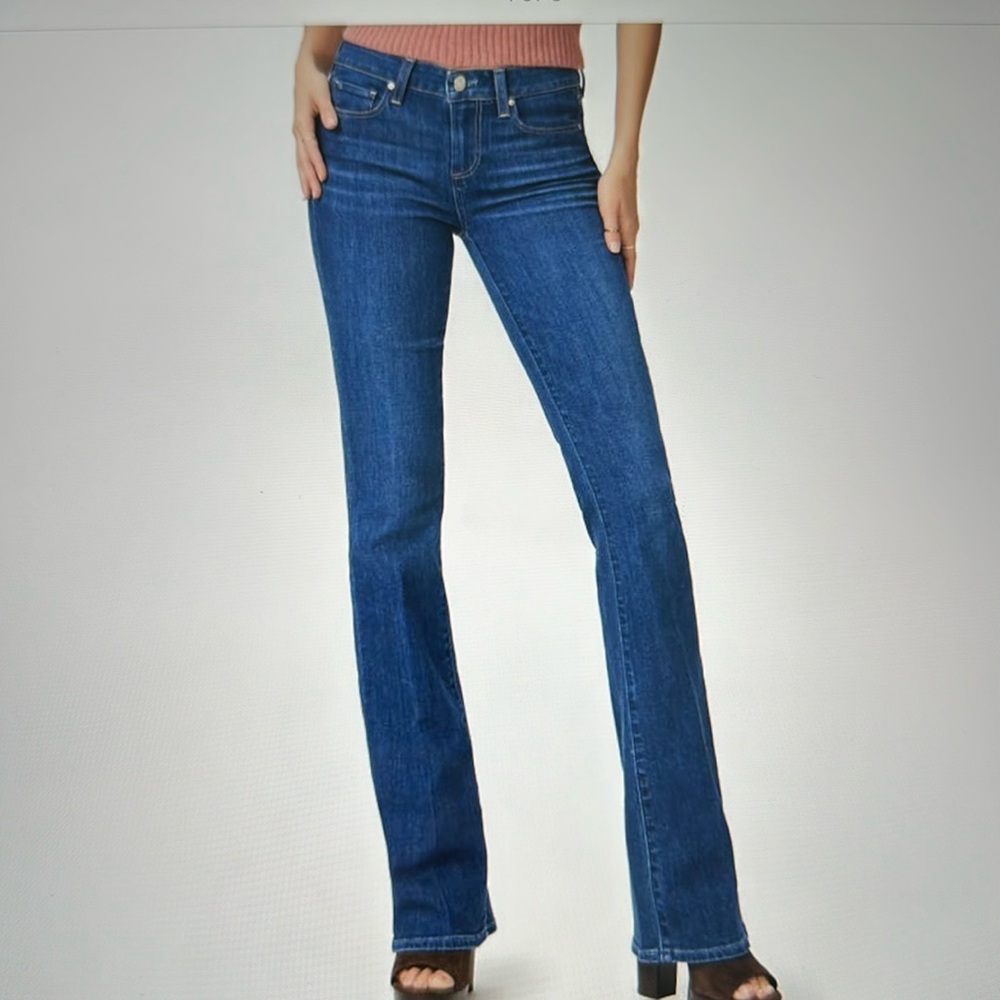 Paige Manhattan Boot Cut Jeans